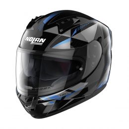 Full Face Helmet NOLAN N60-6 Wiring 076 Glossy Black Blue Silver