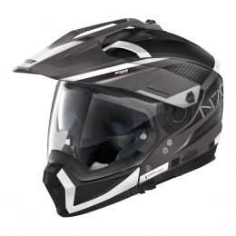 Modular Helmet NOLAN N70-2 X Earthquake N-COM 046 Matte Gray Black White