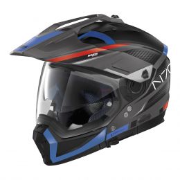 Modular Helmet NOLAN N70-2 X Earthquake N-COM 048 Matte Grey Blue