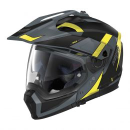 Modular Helmet NOLAN N70-2 X Skyfall N-COM 058 Slate Grey Yellow Black