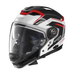 Modular Helmet NOLAN N70-2 GT Switchback N-COM 060 Glossy White Black
