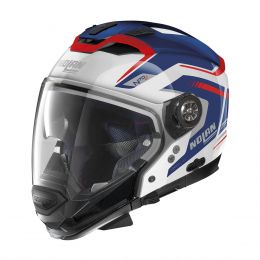 Modular Helmet NOLAN N70-2 GT Switchback N-COM 061 Glossy White Blue