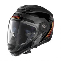 Modular Helmet NOLAN N70-2 GT Jetpack N-COM 063 Matte Lava Grey Orange