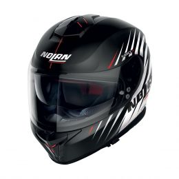 Full Face Helmet NOLAN N80-8 Kosmos N-COM 064 Matte Black White