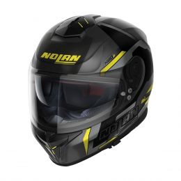 Full-face helmet NOLAN N80-8 Wanted N-COM 072 Matte Lava Grey Yellow