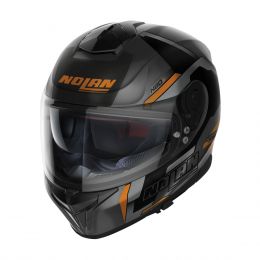 Full Face Helmet NOLAN N80-8 Wanted N-COM 073 Matte Lava Grey Orange