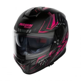 Full Face Helmet NOLAN N80-8 Turbolence N-COM 079 Matte Black Pink