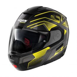 Modular Helmet NOLAN N90-3 Comeback N-COM 045 Glossy Black Yellow