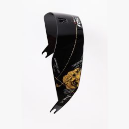 Spoiler Aerodimanico Posteriore Nero Lucido Casco Nolan X-804 RS U.C Checa 25