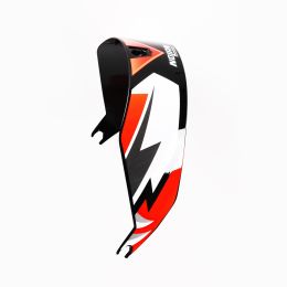 Spoiler Aerodimanico Posteriore Nero Lucido Casco Nolan X-804 RS U.C Colore 28
