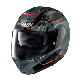 Modular helmet NOLAN X-1005 U Carbon Undercover N-COM 045 Slate Orange