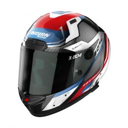 Full Face Helmet NOLAN X-804 RS U Carbon Maven 016 White Red Blue