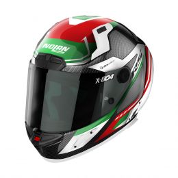 Full Face Helmet NOLAN X-804 RS U Carbon Maven 017 White Red Green