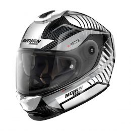 Full Face Helmet NOLAN X-903 U Carbon Starlight N-COM 072 White Silver