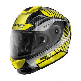 Full Face Helmet NOLAN X-903 U Carbon Starlight N-COM 074 Yellow Silver