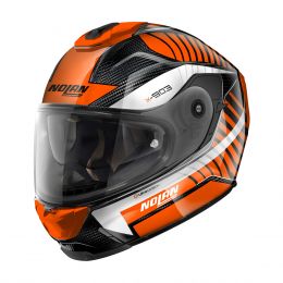 Full Face Helmet NOLAN X-903 U Carbon Starlight N-COM 075 Orange White