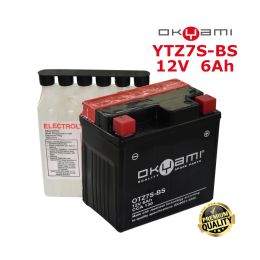 BATTERIA OKYAMI YTZ7S-BS +CONF. ACIDO