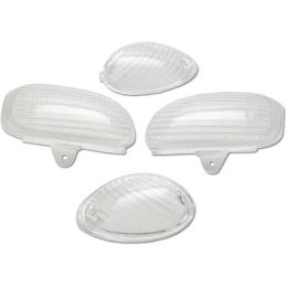 KIT 4 GEMMES VERRE CLIGNOTANTS TRASPARENTS YAMAHA NEO'S MBK OVETTO 50 100 '97/'