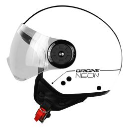 DEMI JET HELM ORIGINE NEON STREET WEISS