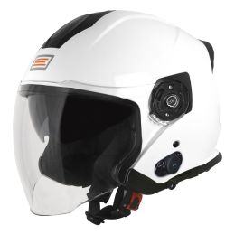 JET HELM ORIGINE PALIO BT 2.0 BLUETOOTH SOLID WEISS