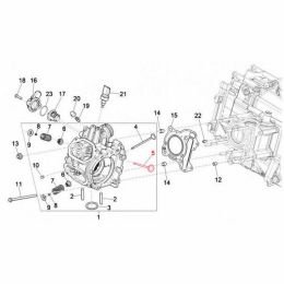 PIAGGIO intake valve for Vespa GTS/GTS Super 125/150ccm 4T LC iGet Euro4