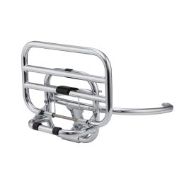 Support de bagages arrière pliant PIAGGIO 33x22 cm en chrome