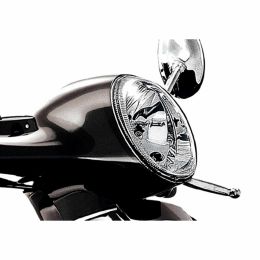 PIAGGIO Front Headlight with P43t Lamp Socket Position Light W2 without Bulbs