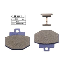 Jeu de plaquettes de frein arrière C4 pour Gilera Runner VX 125-250/Vespa GTS