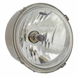 Phare avant PIAGGIO P43t avec ampoules homologuées E pour feux de route et de croisement