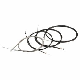 Kit de gaine de câble avec œillet en acier noir 1 vitesse 1 radiateur 1 frein