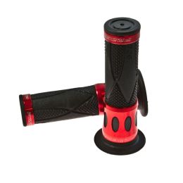 PROGRIP PA072800CRRO Rote Geschlossene Griffe Aluminium D.22/25mm