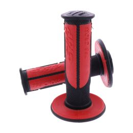 PROGRIP PA079800BLACK rote geschlossene Griffe D.22/25mm