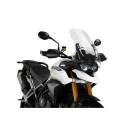 Cupolino PUIG touring trasparente omologato ABE per Triumph