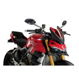 PUIG Carénage Nu Sport Rouge Homologué ABE pour Ducati