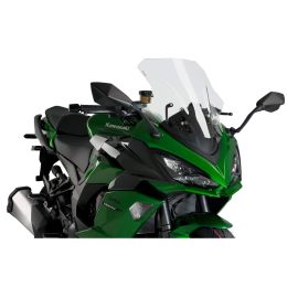 Pare-brise transparent PUIG Racing homologué ABE pour Kawasaki