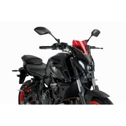 Cupolino PUIG naked sport rosso omologato ABE per Yamaha