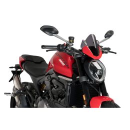 Pare-brise PUIG Sport Fumé Foncé 215x240mm pour Ducati