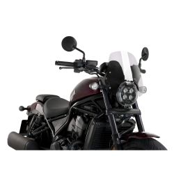 PUIG transparente nackte Sport-Windschutzscheibe für Honda Rebel