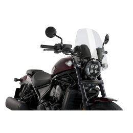 Pare-brise transparent PUIG Naked Touring approuvé ABE pour Honda