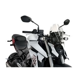 Carénage nu sport transparent PUIG homologué ABE pour Suzuki