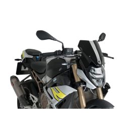 Pare-brise PUIG Naked Sport Black approuvé ABE pour BMW