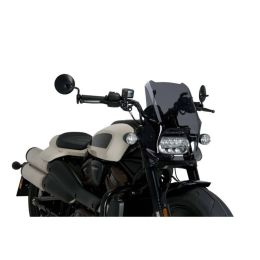 Cupolino PUIG naked sport fumè scuro per Harley davidson sportster s