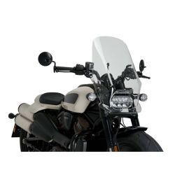 Cupolino PUIG Naked touring trasparente per Harley davidson sportster s