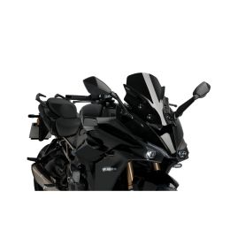 Pare-brise PUIG sport noir 415x340mm approuvé ABE pour Suzuki