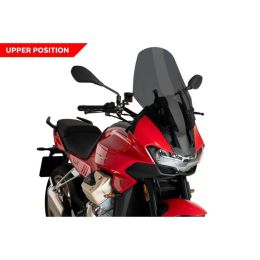 Pare-brise touring teinté foncé PUIG homologué ABE pour Moto Guzzi