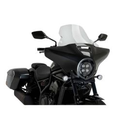 PUIG High-Road Touring Transparent Windshield for Honda Rebel Touring