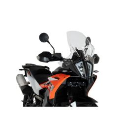Pare-brise touring transparent PUIG homologué ABE pour Ktm
