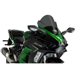 PUIG z-racing dark smoke fairing ABE approved for Kawasaki