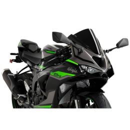 PUIG Z-Racing schwarze Windschutzscheibe für Kawasaki ZX-6R Ninja