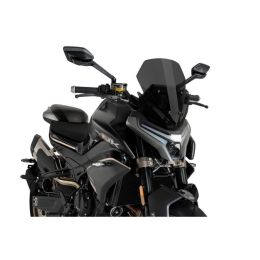 Cupolino PUIG naked sport fumè scuro omologato ABE per Cfmoto